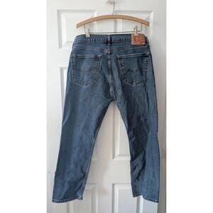 Levi’s 505 Regular Fit Jeans Men’s W36 L29 Blue Straight Leg Denim Zip Fly